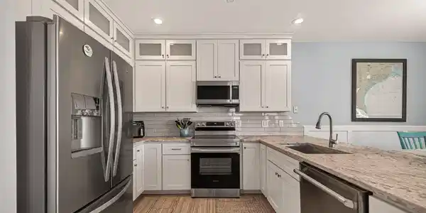 Image 3: The Kitchen was just finished.  It has recent cabi