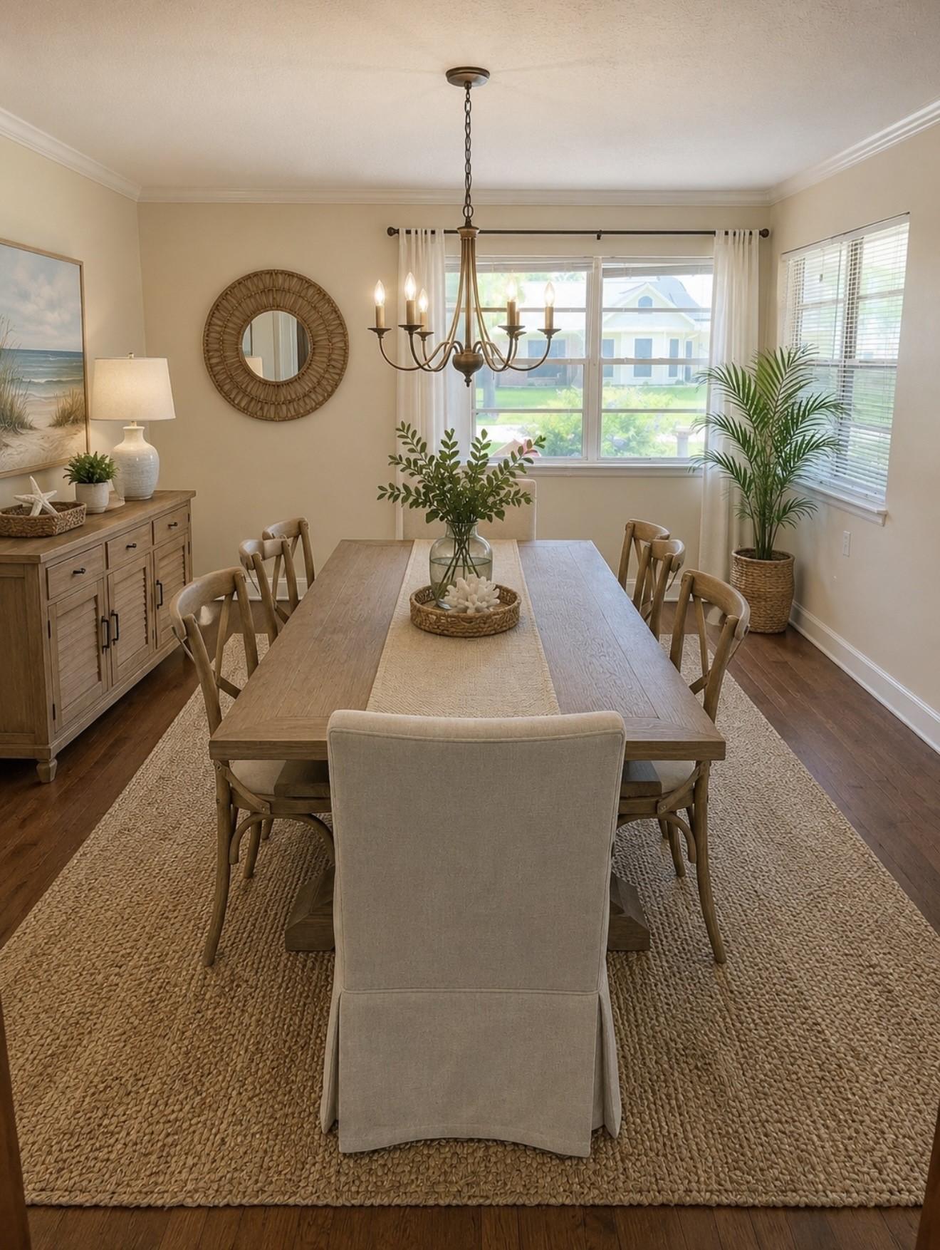 Image 4: Virtually Staged Formal Dining