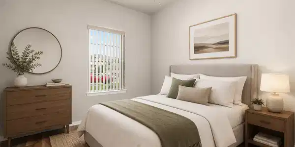 Image 3: Front Bedroom 1 Staged
