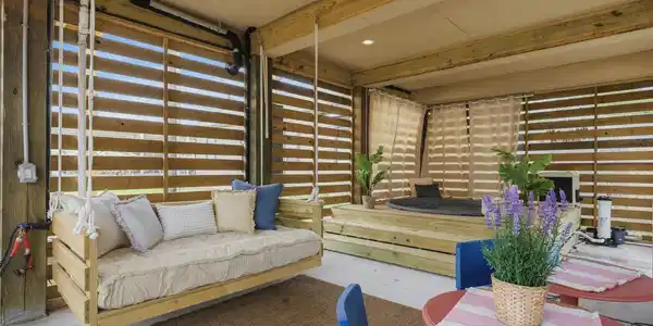 Image 3: Enjoy the coastal breeze in this private downstair