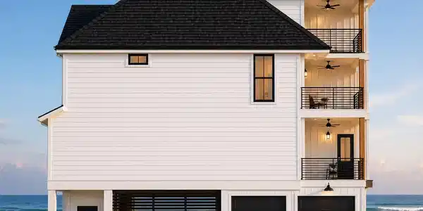 Image 3: Rendering of side of home