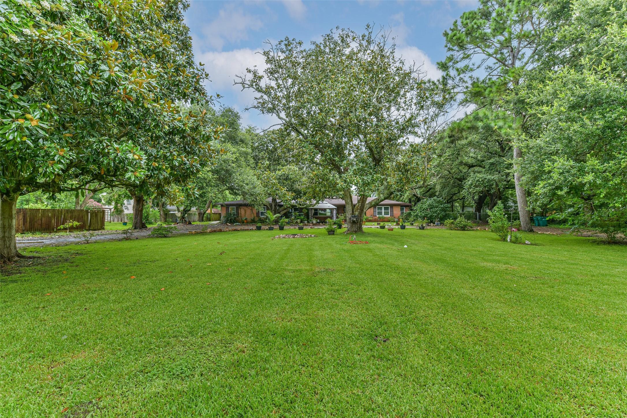 Image 1: Standing in the front of the lawn looking towards