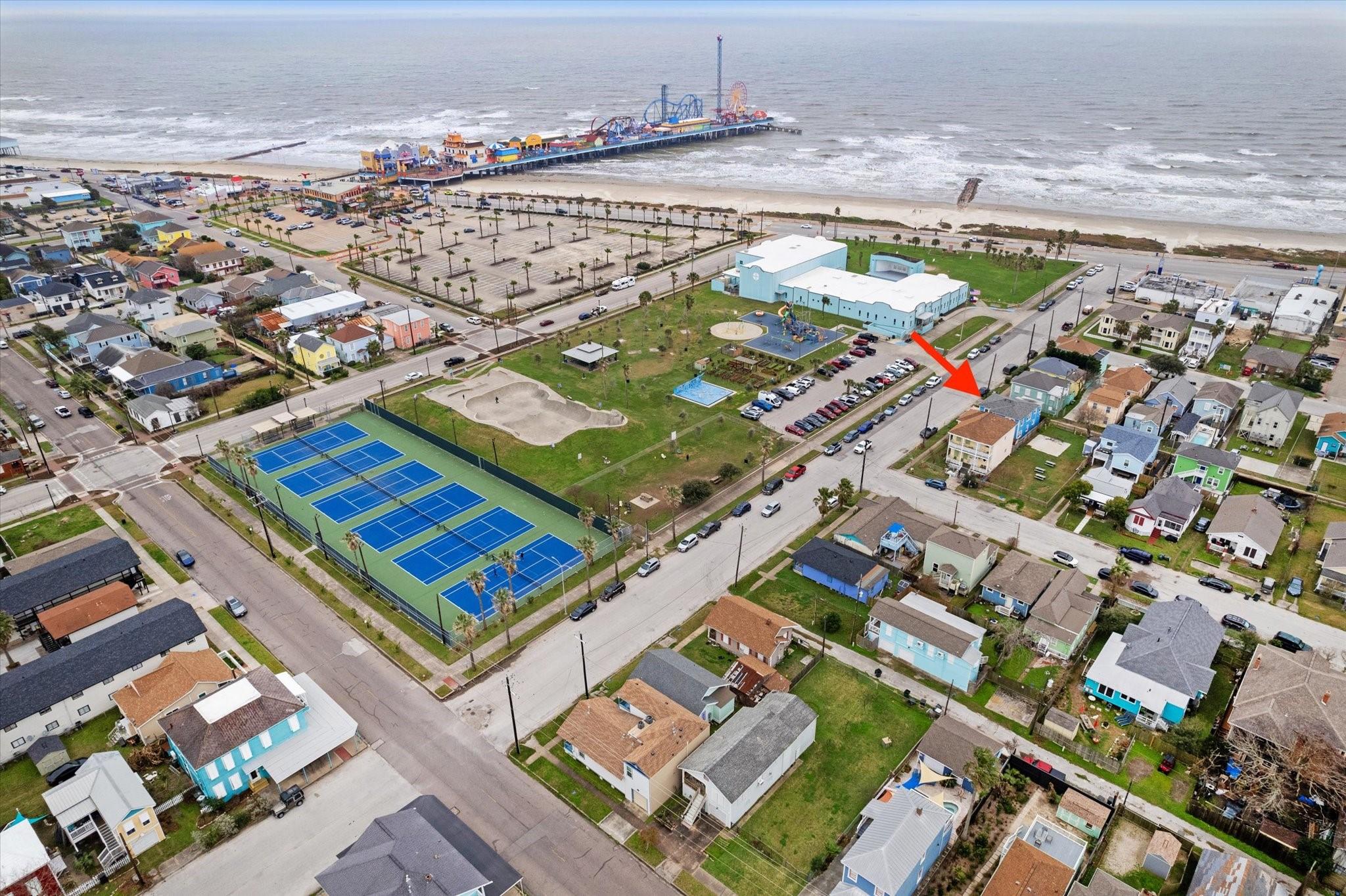Image 3: Menard Park has 6 tennis courts, a dog park, skate