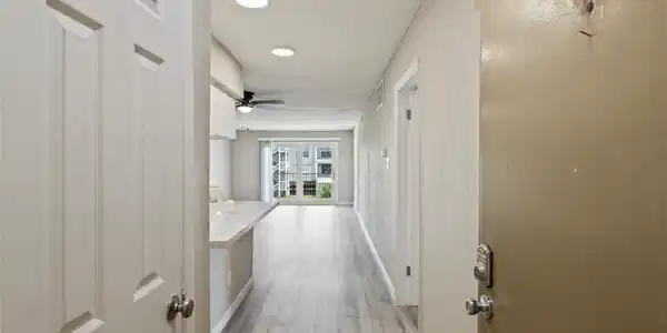 Image 4: Entry with Vinyl flooring, and gorgeous views of t