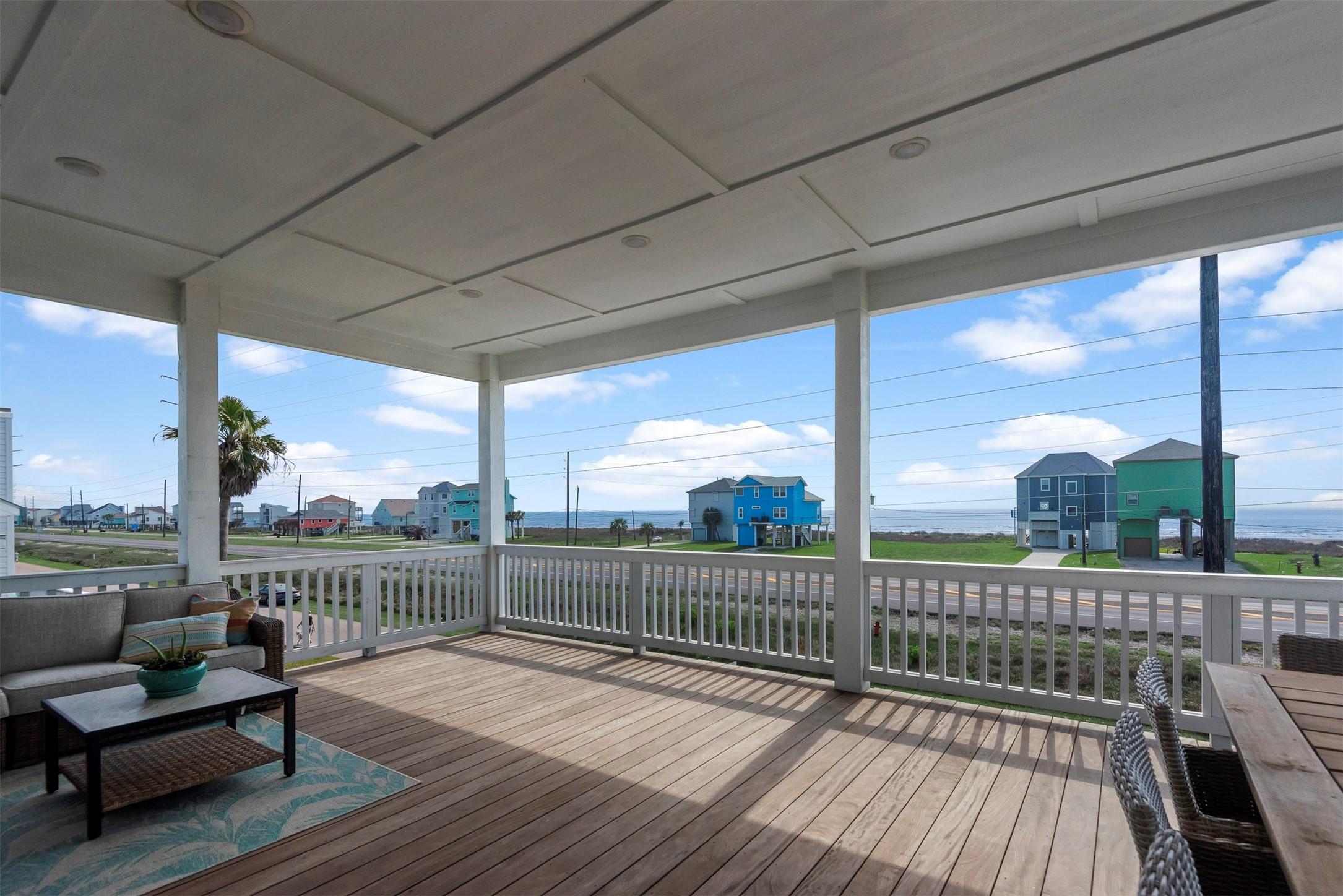 Image 3: Another view of deck area with plenty of seating s