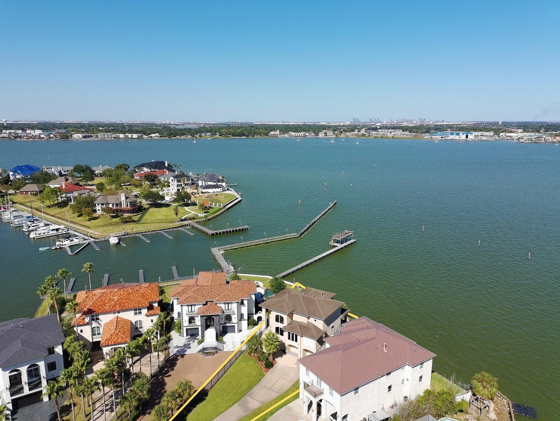 Image 2: overhead view looking towards front of the home an
