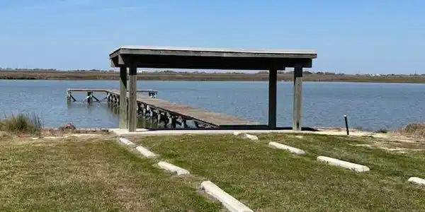 Image 2: Community pier next to lot
