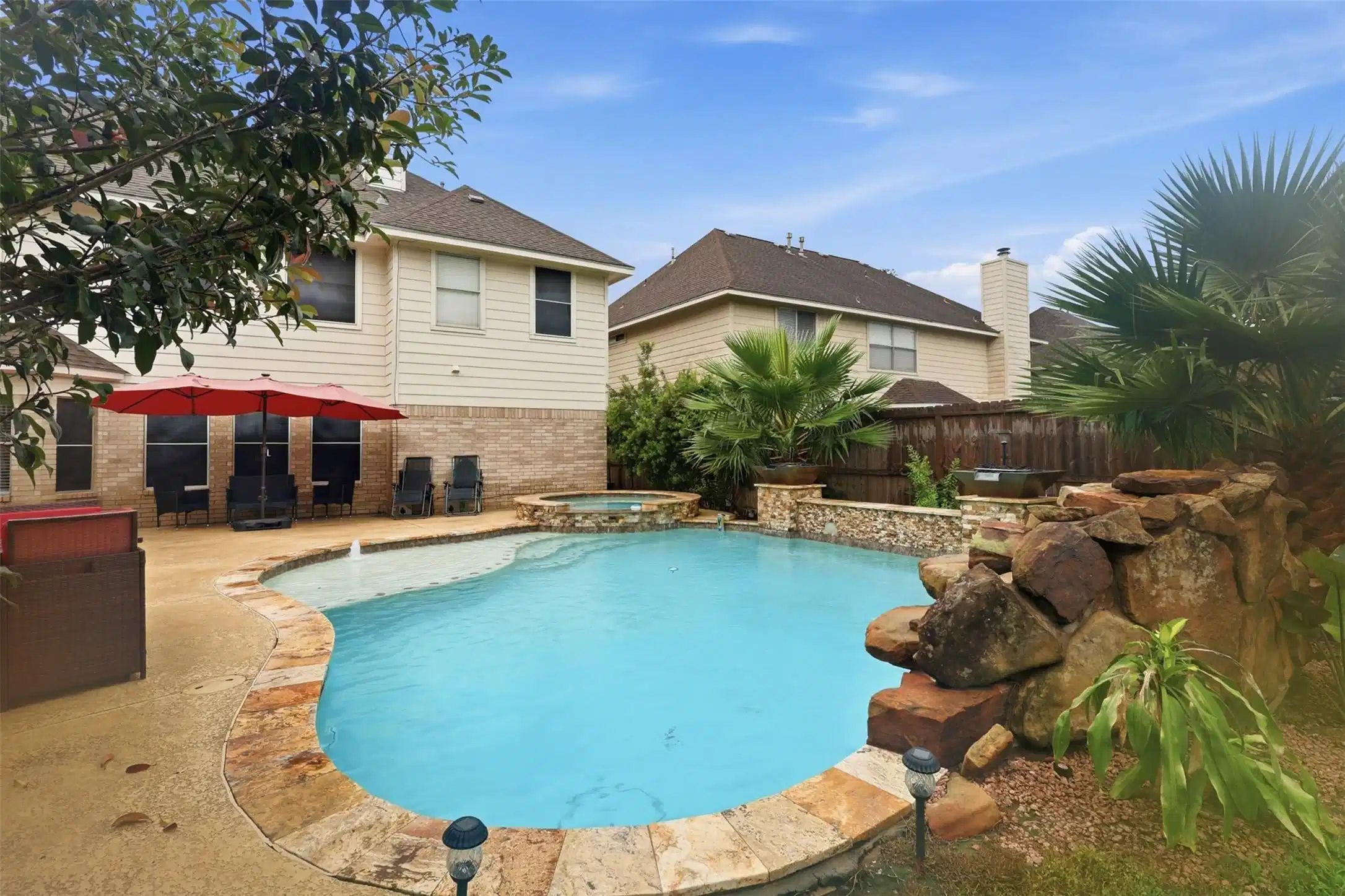 Image 1: Enjoy the private pool in your own backyard