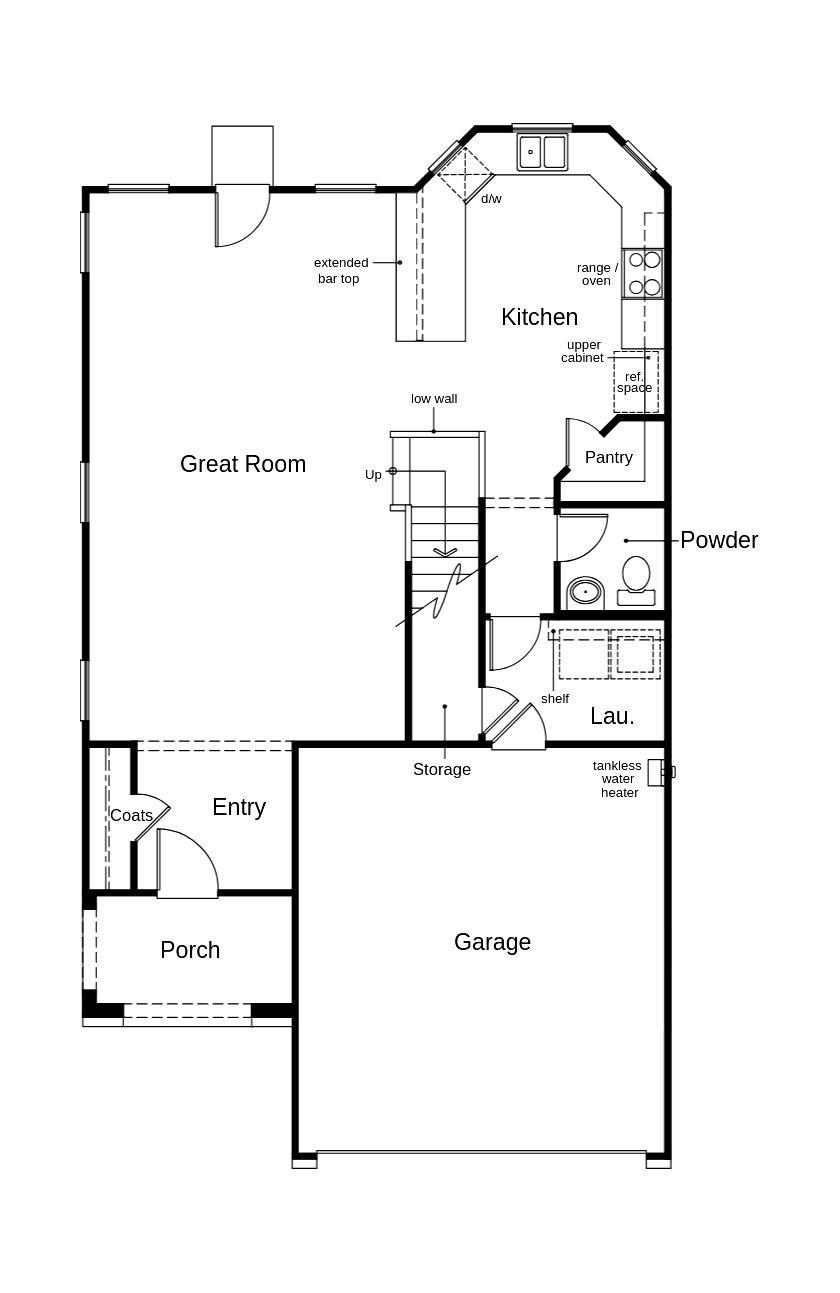 Image 2: This floor plan features 3 bedrooms, 2 full baths,