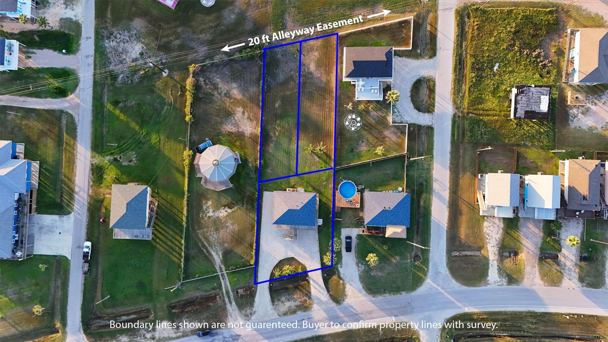 Image 3: This property consists of four lots, with two of