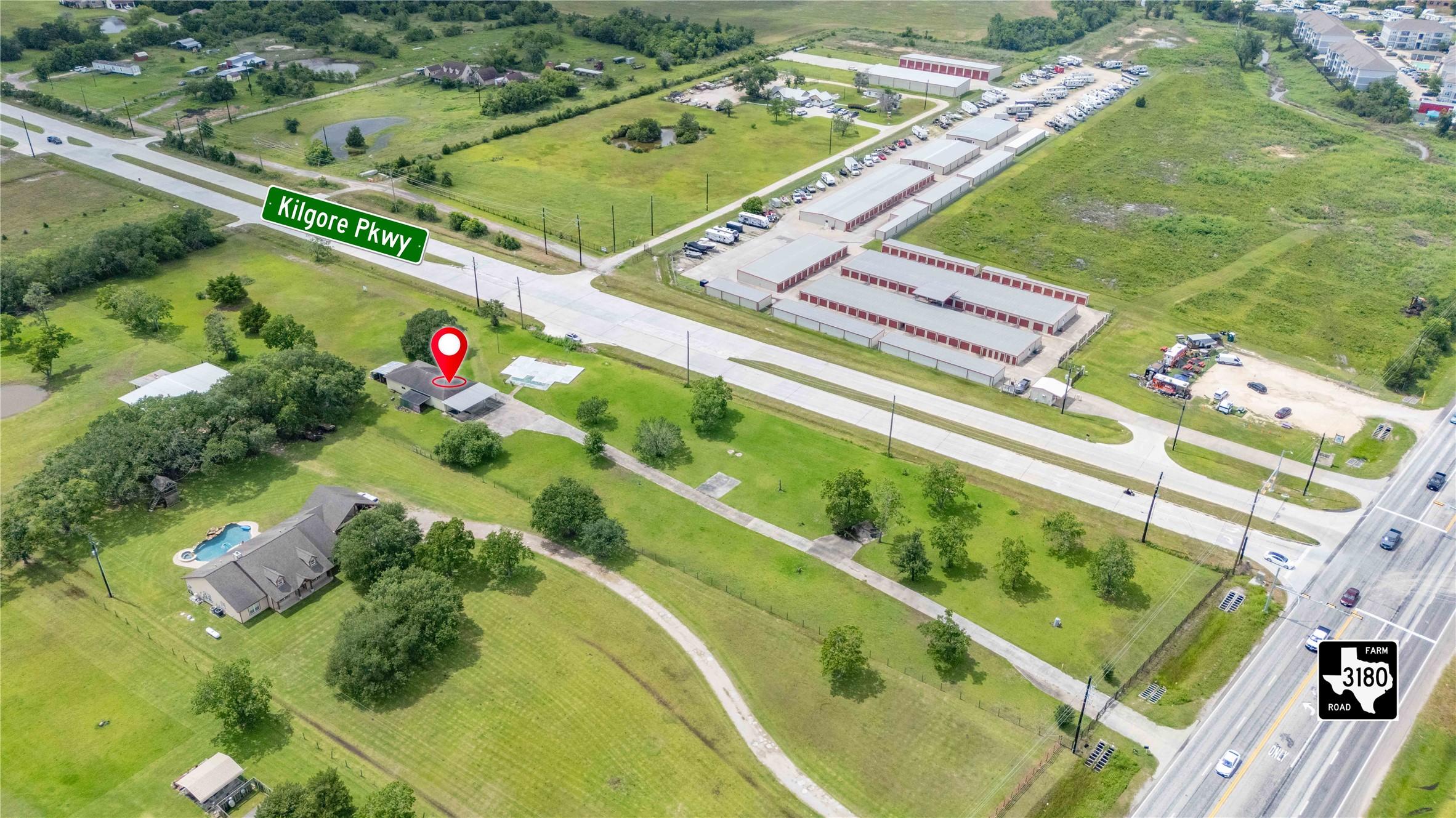 Image 1: Prime location located corner of FM 3180 and Kilgo