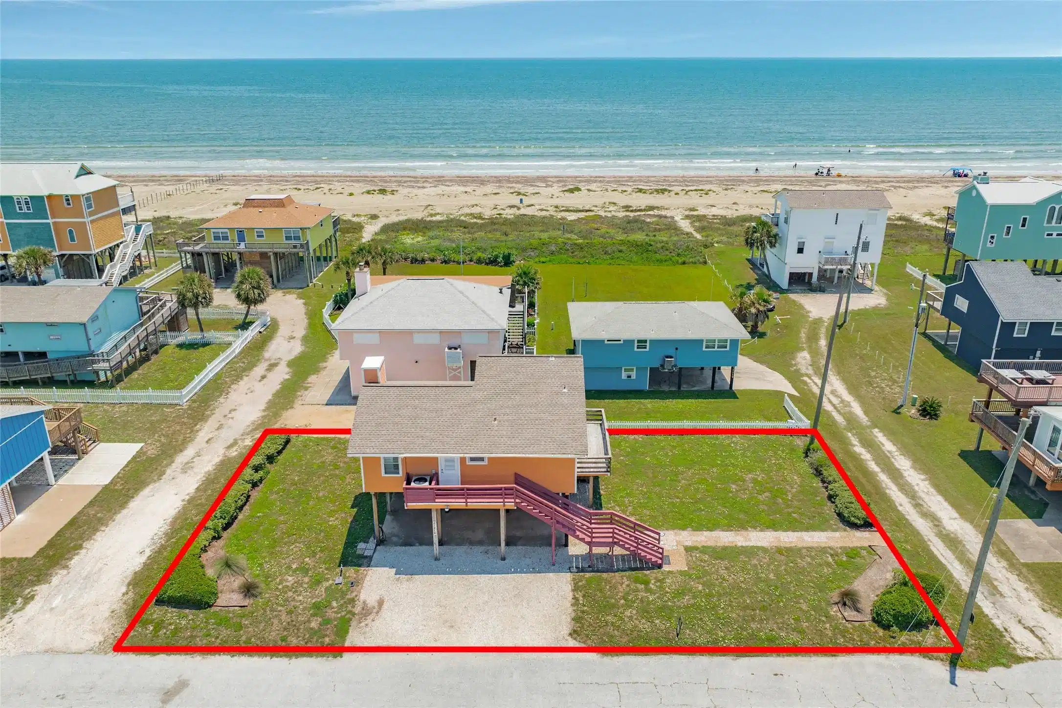 Image 1: View of home with extra large over-sized lot.  2nd