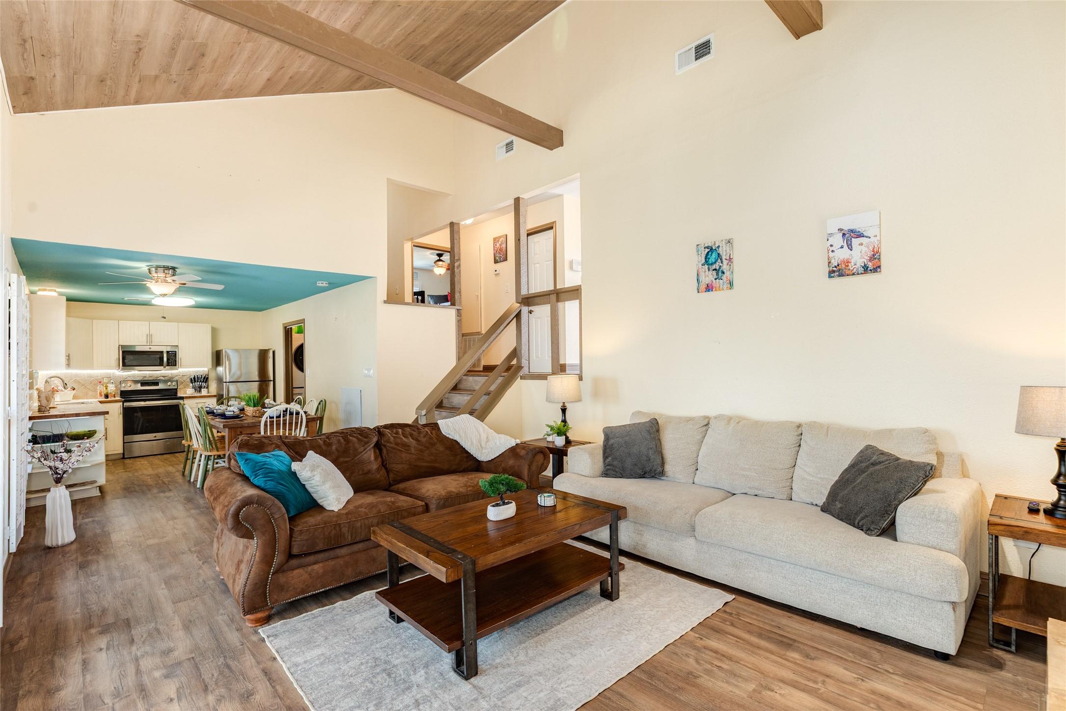 Image 4: Family/living area opens to kitchen and dining spa