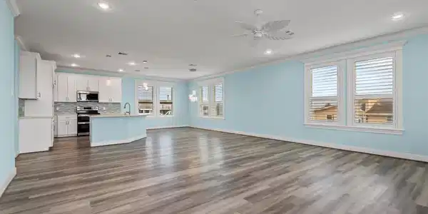 Image 4: Great room open to kitchen and breakfast room