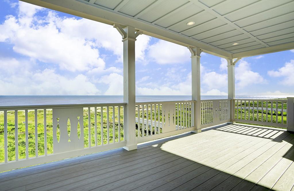 Image 3: Porch View from neighboring beachfront home