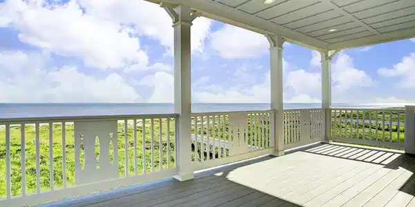 Image 3: Porch View from neighboring beachfront home