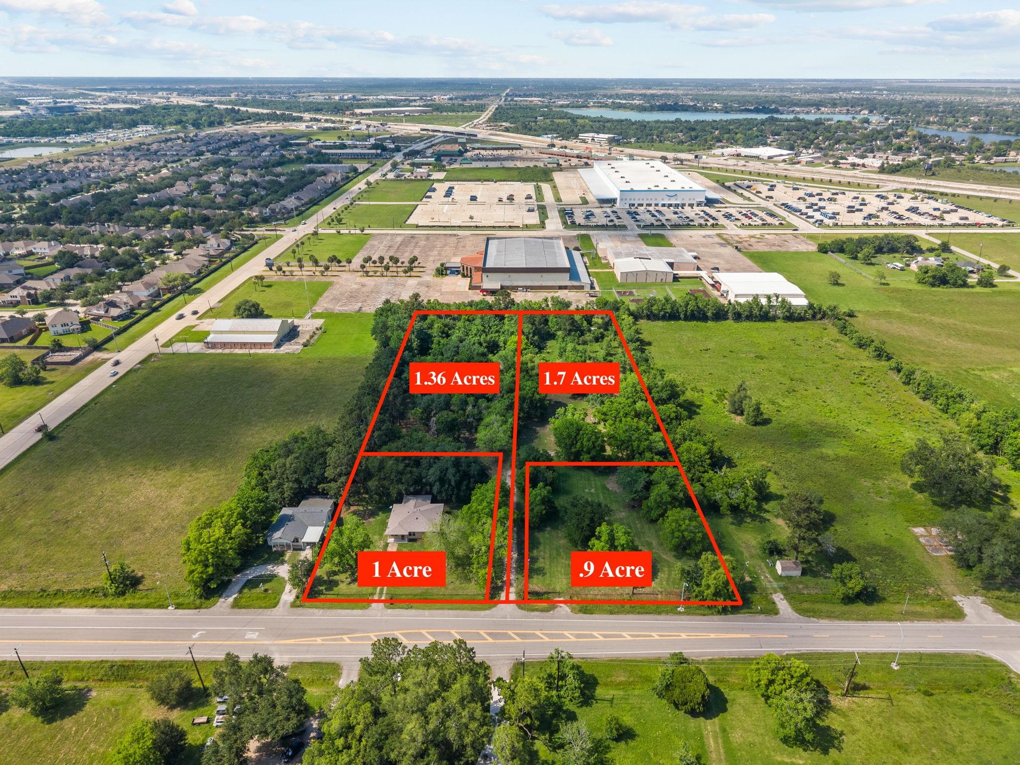 Image 1: This is the 1.36 acres. The remaining 3 properties