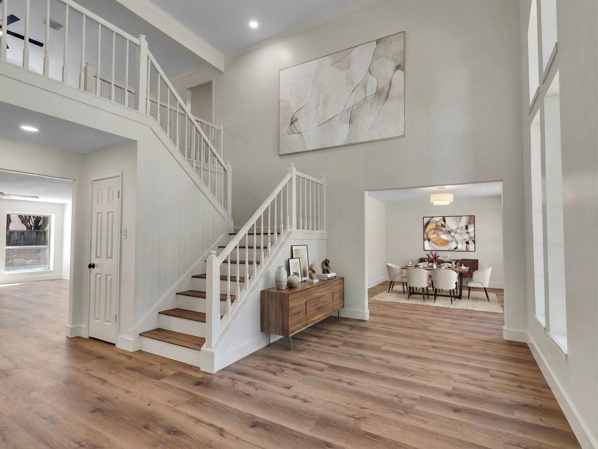 Image 3: Virtual staging has been added to illustrate the h