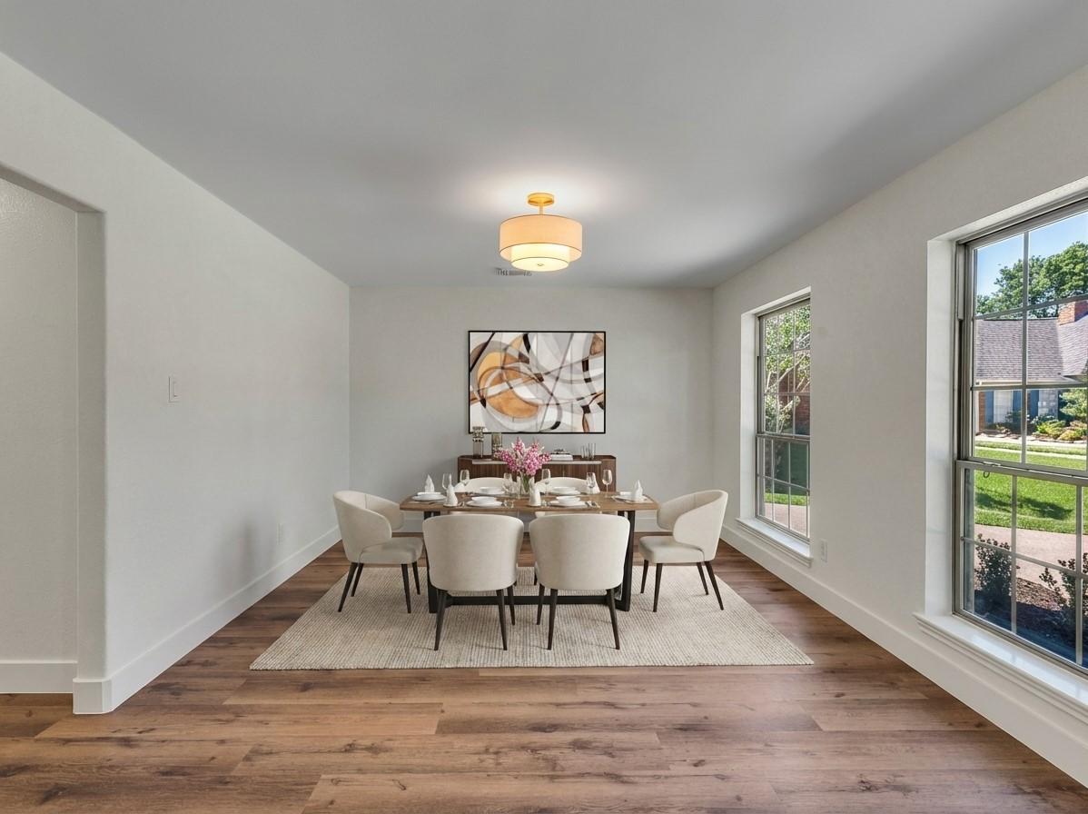 Image 4: Room is virtually staged to show possibilities. Fl