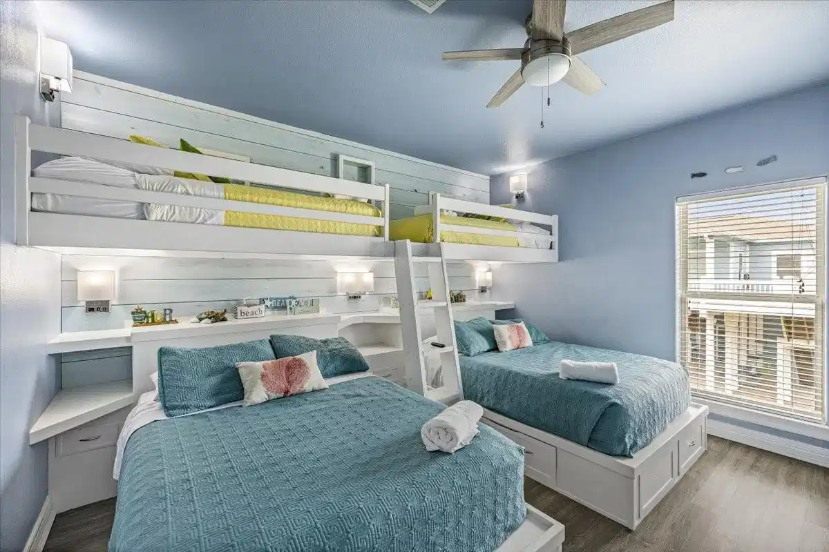 Image 1: 3rd bedroom with ample room for all your guests. A