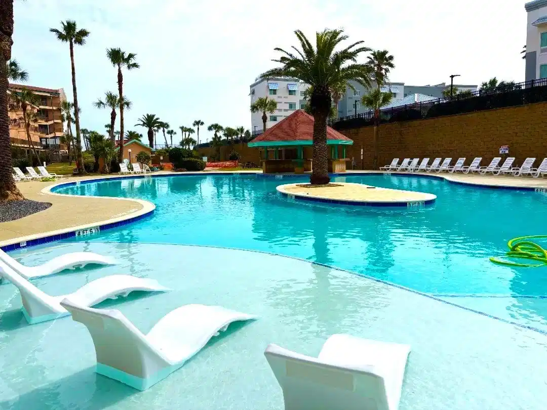 Image 1: The newly renovated resort pool boasts a fabulous