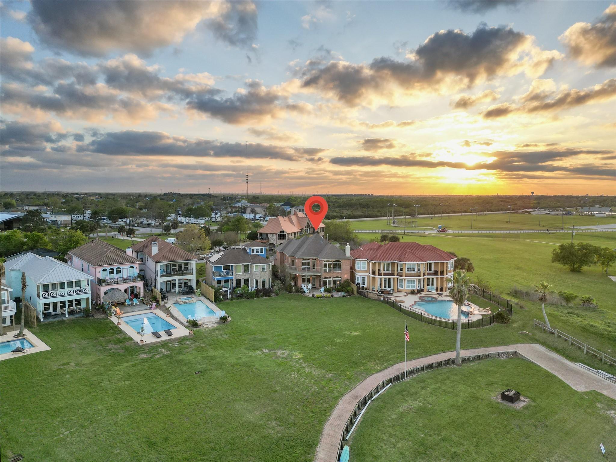 Image 2: Breath taking sunsets at your water front paradise