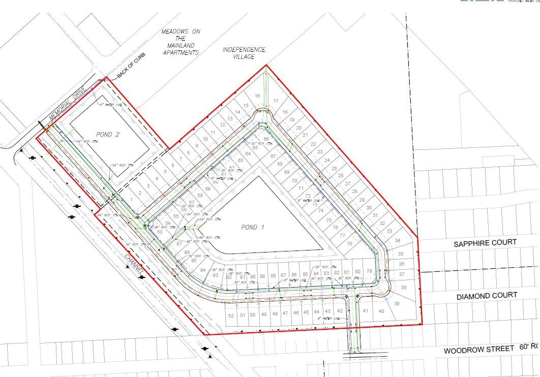 Image 4: Engineering one-line design for concept plan