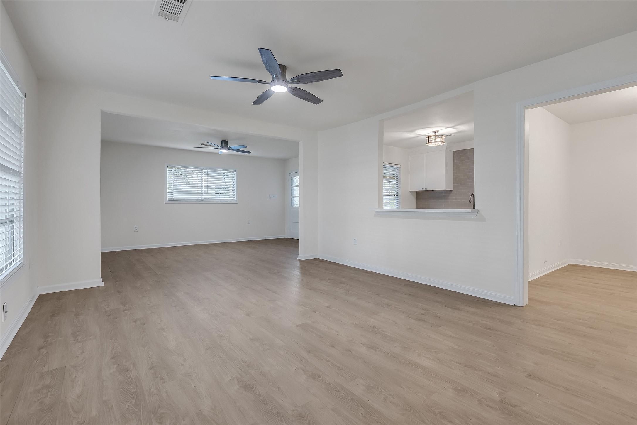 Image 3: View from living room.