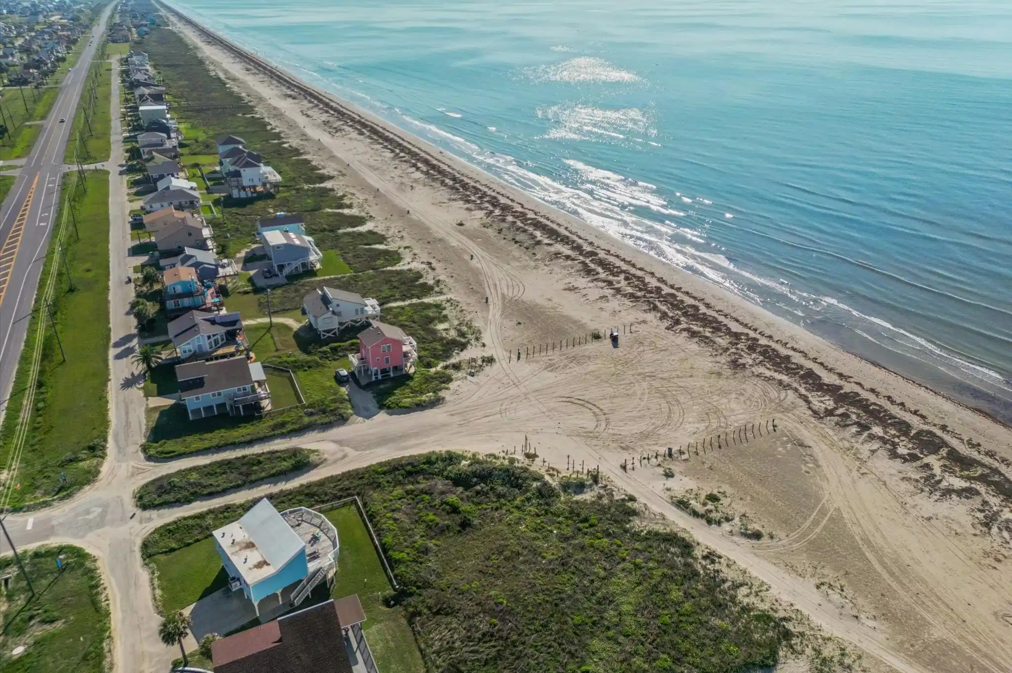 Image 1: Ariel view of beach