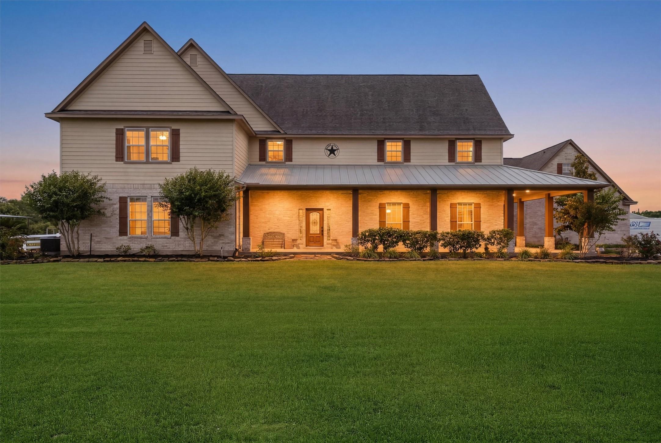 Image 1: Stunning two-story home with charming curb appeal