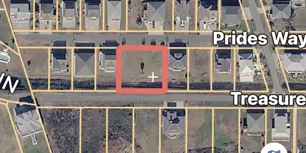 Image 3: Screenshot view of location of the two lots