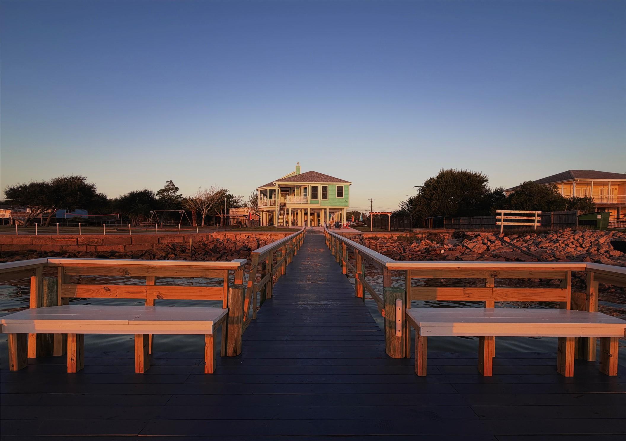 Image 1: View From The fishing Pier back of home.