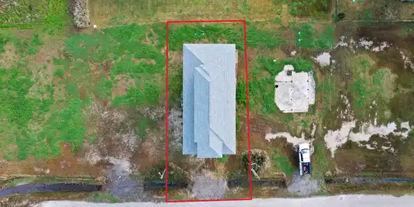 Image 4: The lot directly to the right of the outline is in
