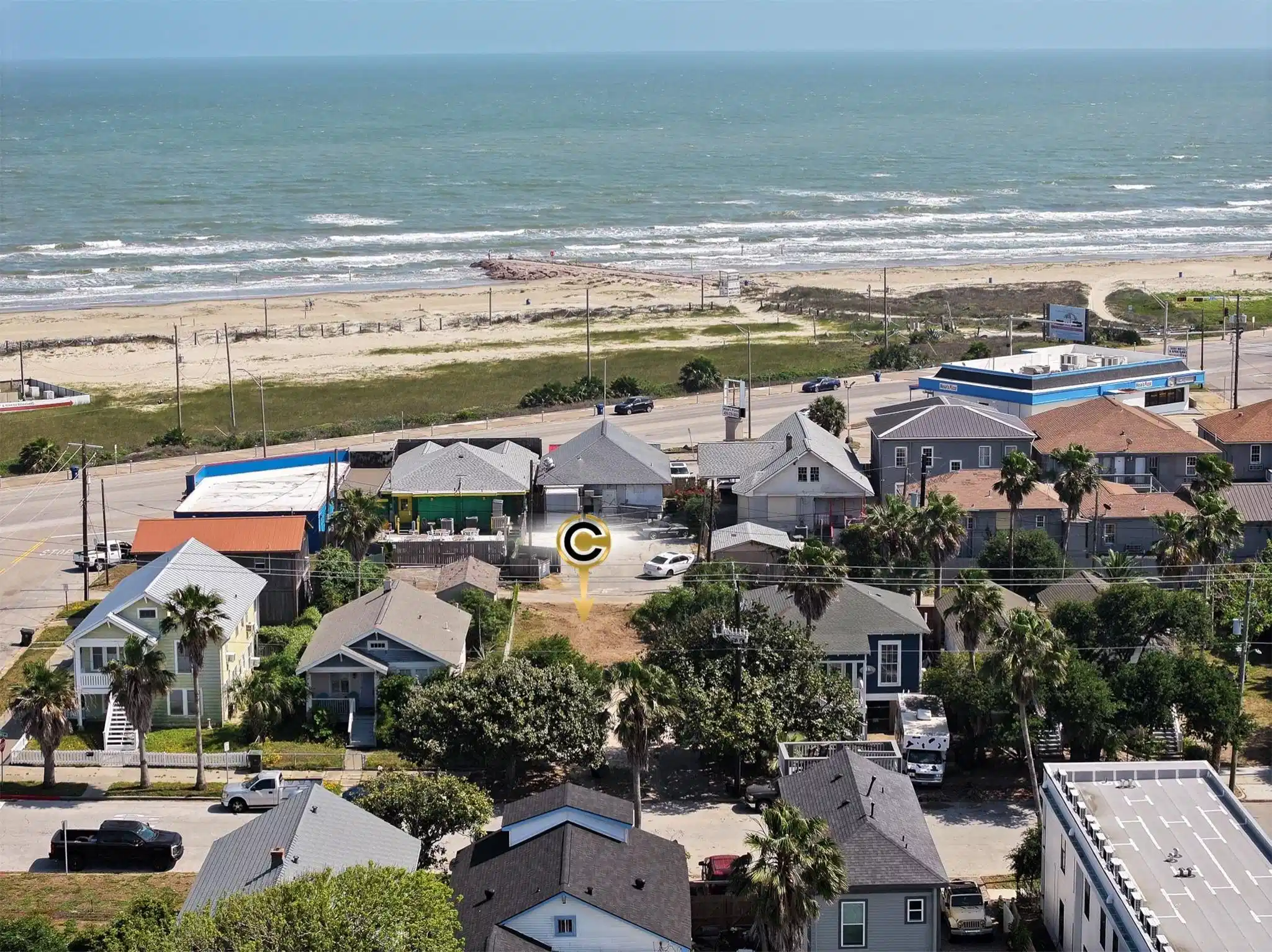 Image 1: From this elevated perspective looking toward the
