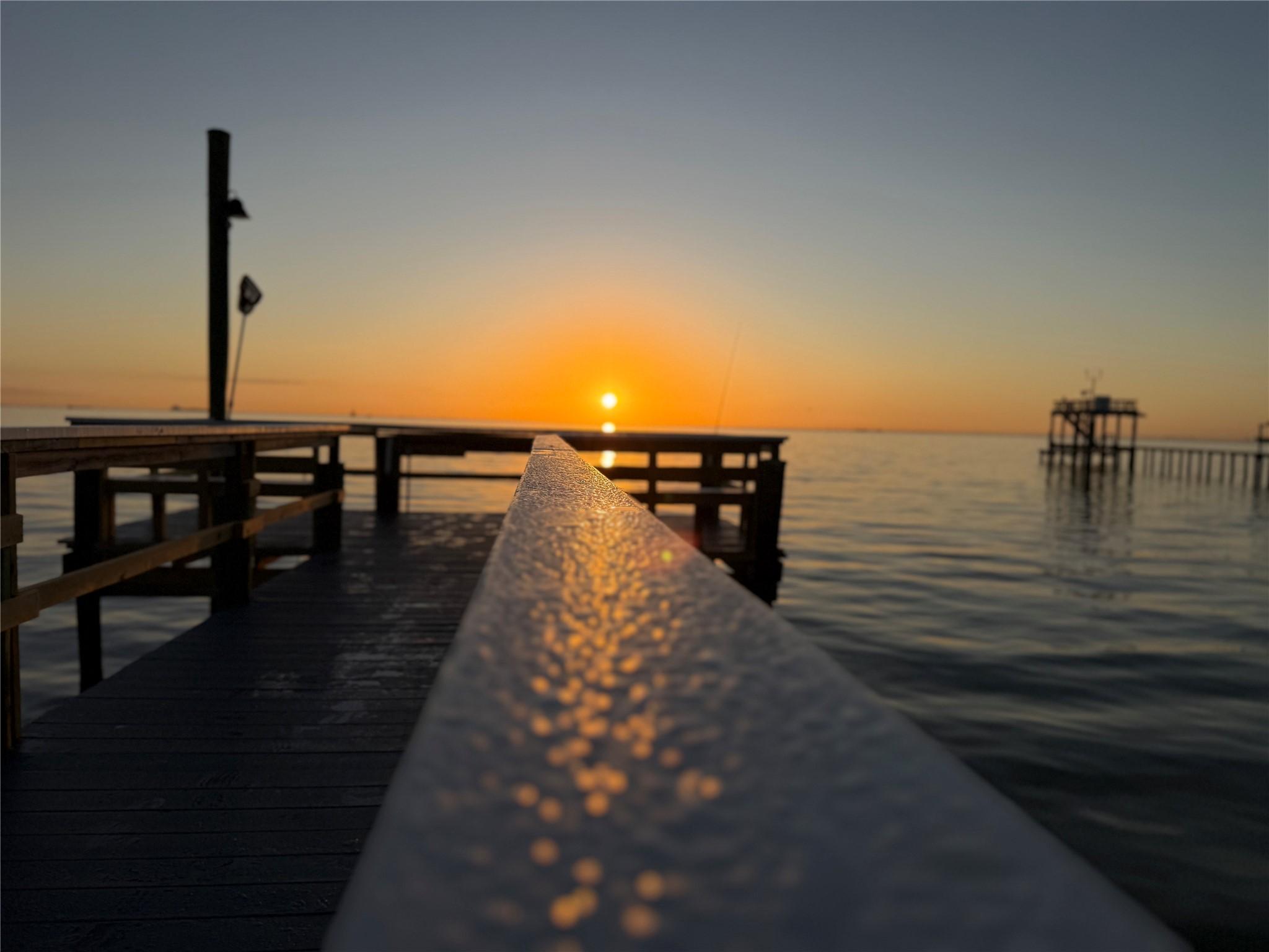 Image 2: View From Patio to fishing Pier.