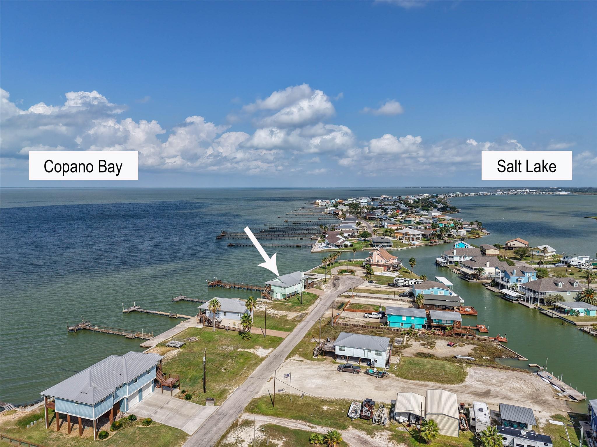 Image 3: Between Copano Bay and Salt Lake, this is a boater
