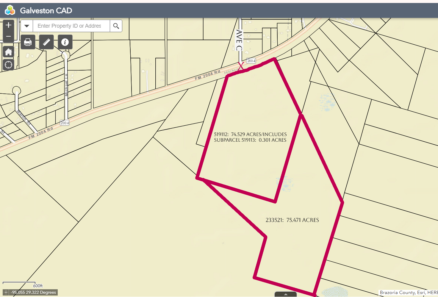 Image 2: GCAD Map of 2 Plats