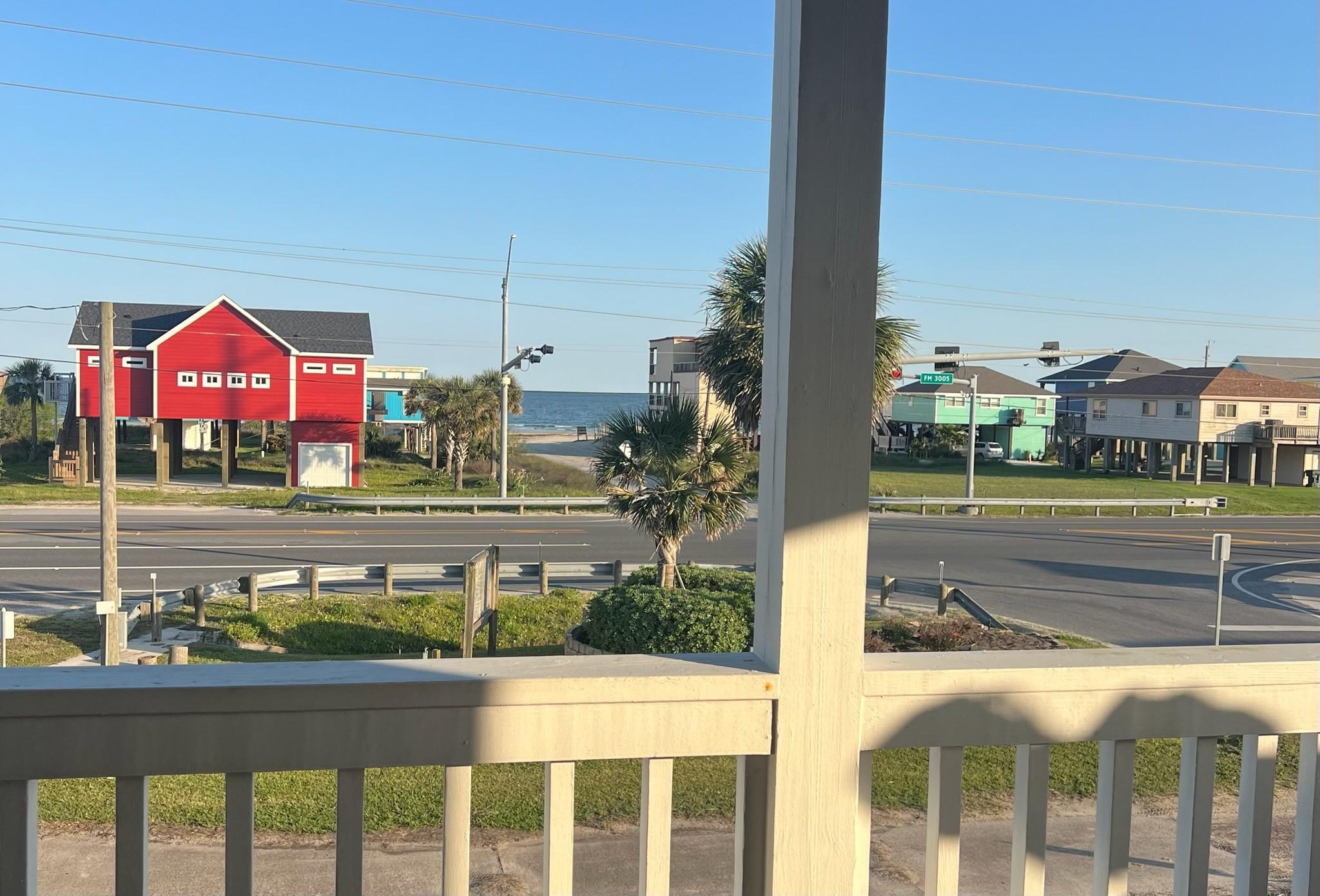 Image 2: Standing on the deck, your view is straight toward