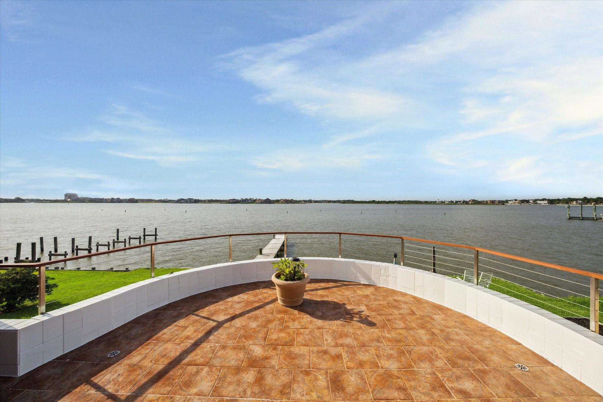 Image 1: THE VERANDA FEATURES TEAK RAILING LIKE THE BOW OF