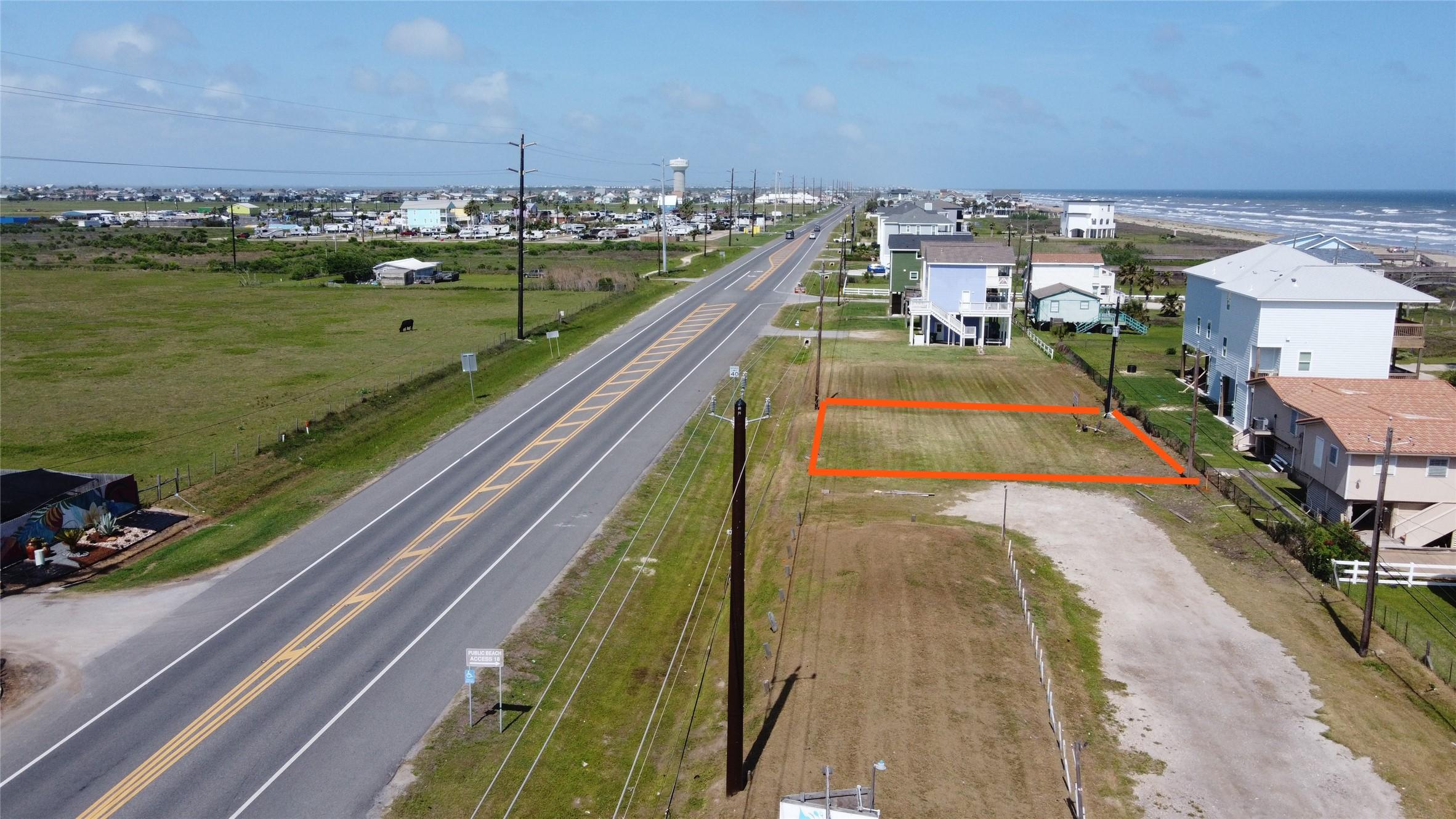 Image 3: Lot 10 Facing E toward Jamaica Beach