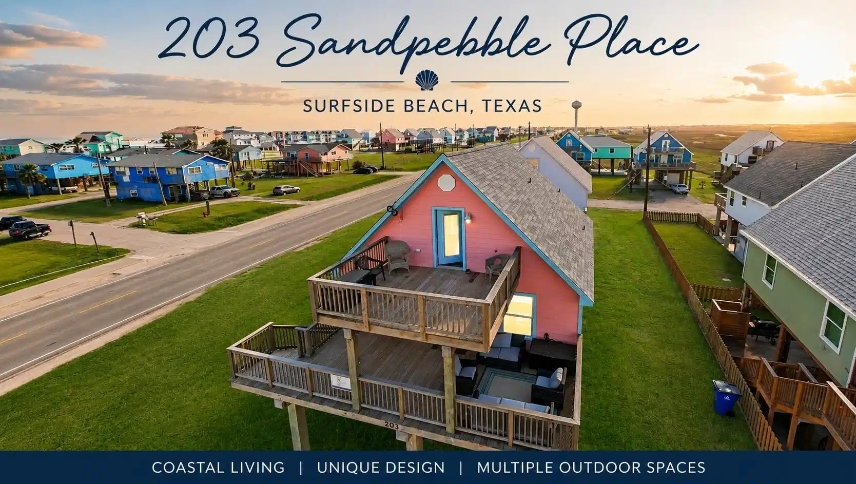 Image 1: Welcome to 203 Sandpebble Place&mdash;an elevated coasta