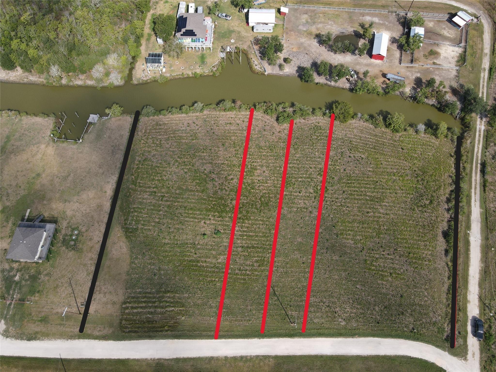 Image 1: Lots 89-90 - red lines are approximate