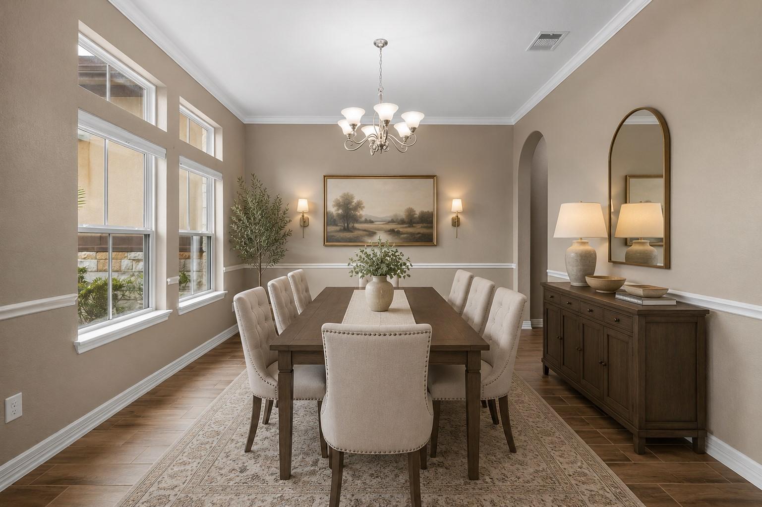 Image 4: Formal dining room