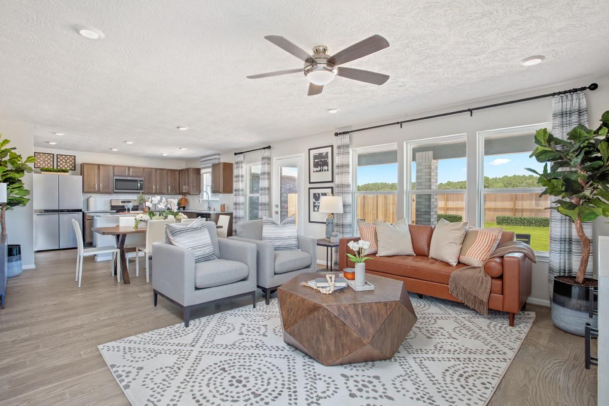 Image 3: This inviting Great Room features gorgeous enginee