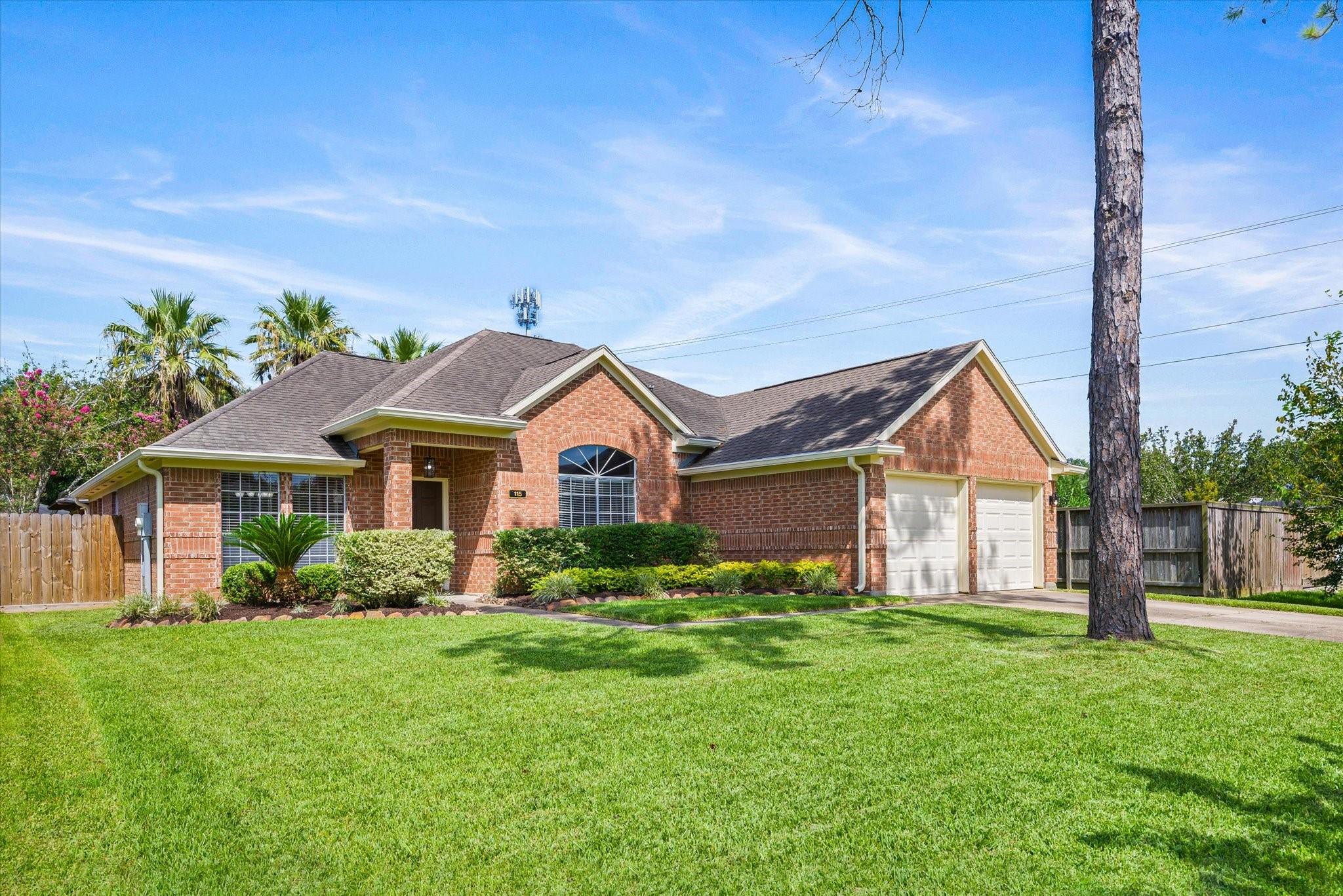 Image 2: Brick surround single story home with great curb a
