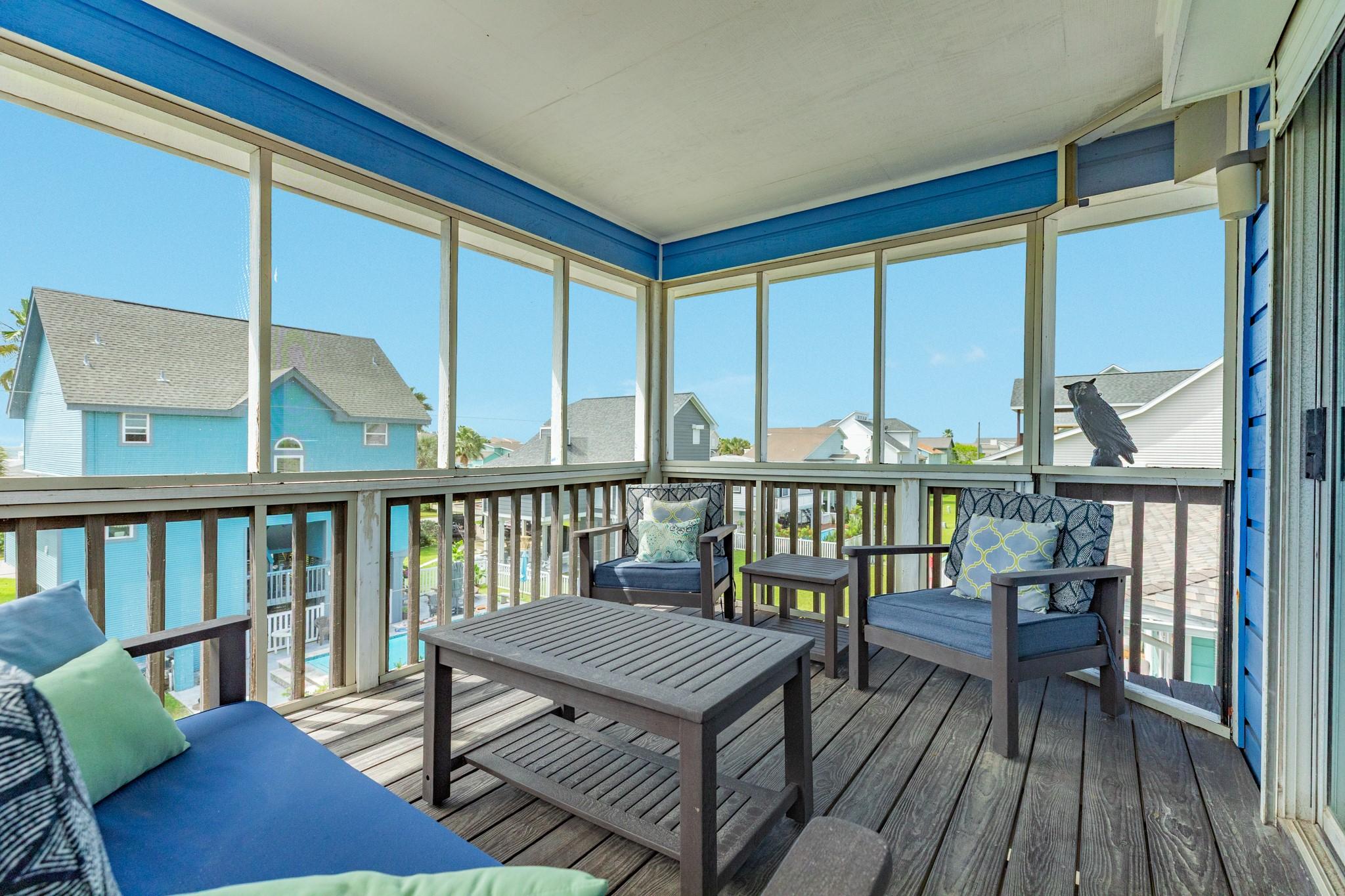 Image 3: Screen porch on 2nd level