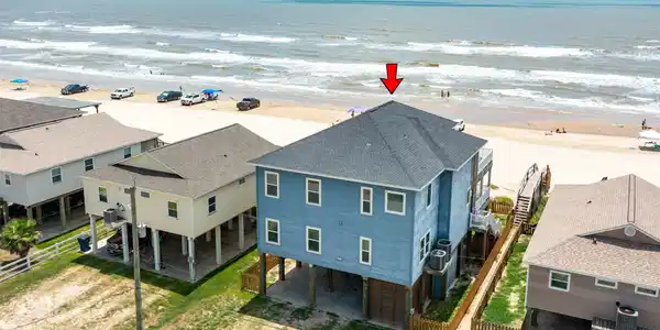 Image 3: This beachfront home offers stunning ocean views w