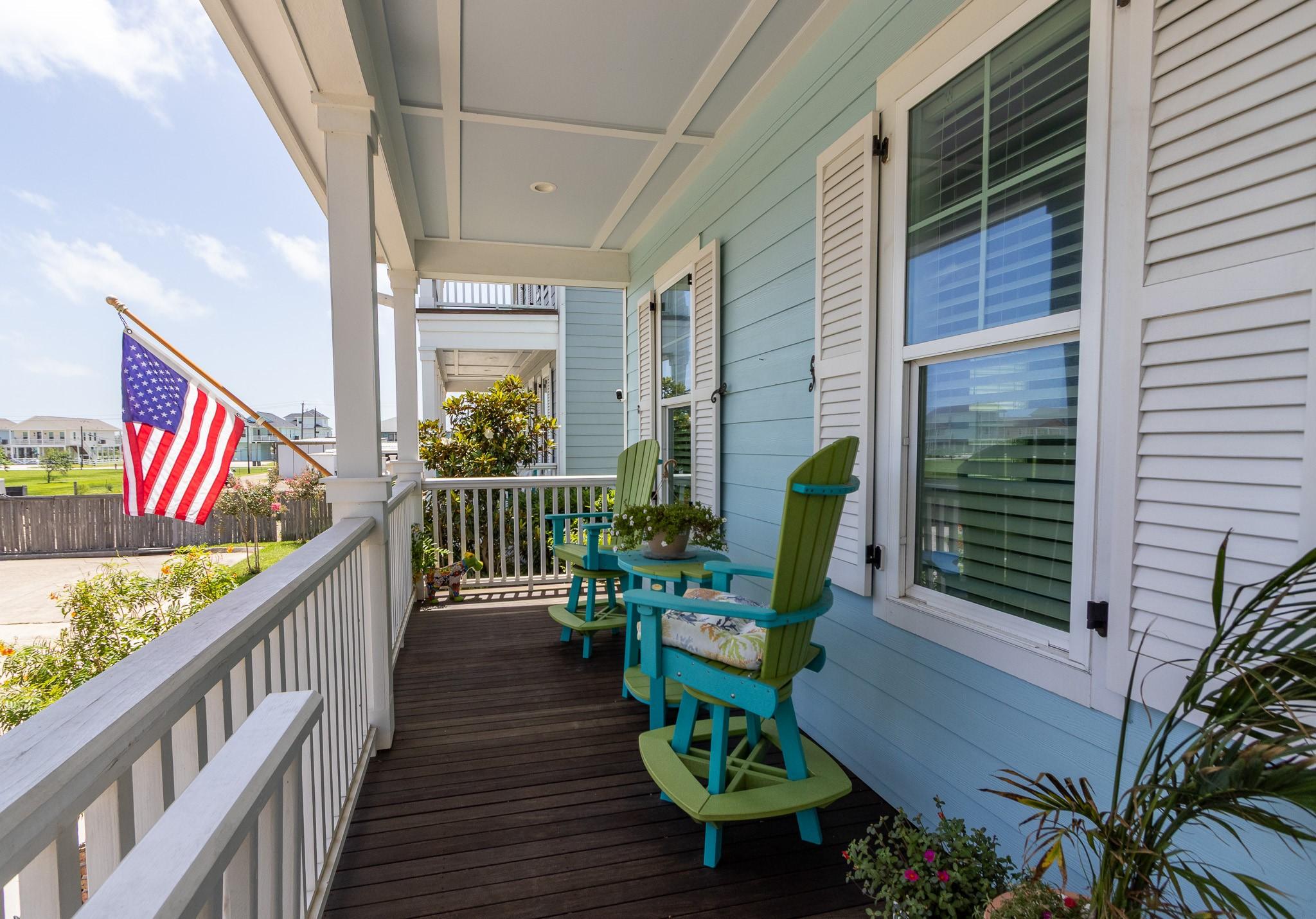 Image 3: Continuation of the front porch.  Double paned win