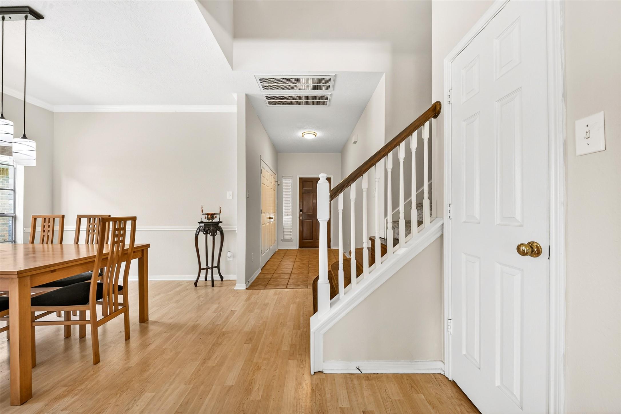 Image 4: view of front door from dining