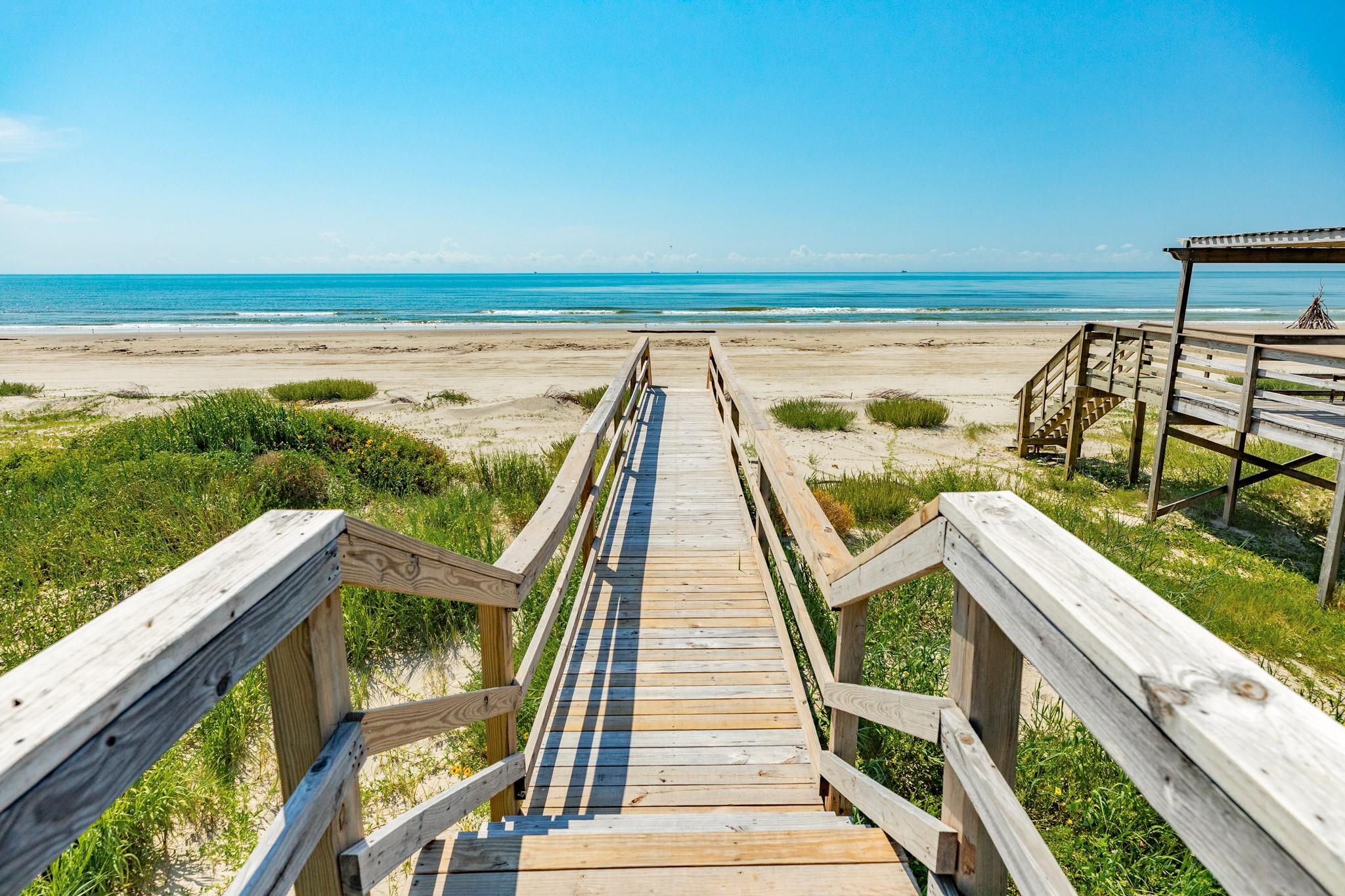 Image 3: Private boardwalk leading directly from the home t